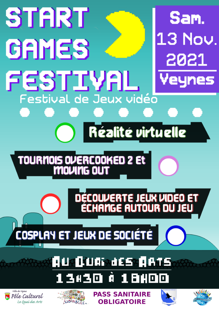 Affiche page 1 du Start Games Festival 2021